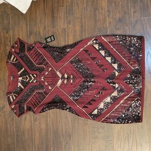 Aztec dress from Express